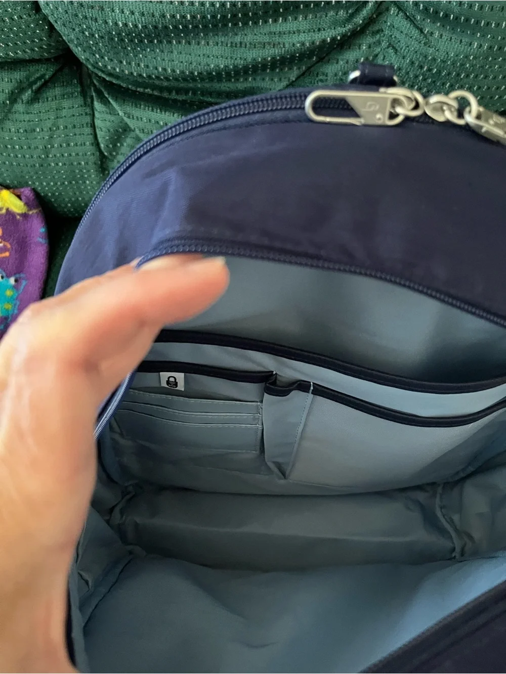 Baggallini Backpack- NWT Color: Navy Blue